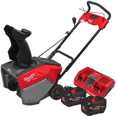 Aku sněhová fréza Milwaukee M18 F2SSBL-122, 2x aku M18 FB12 + M18 DFC, 4933500055